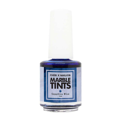 CHERI x NAILJOB Marble Tints - Sapphire Blue